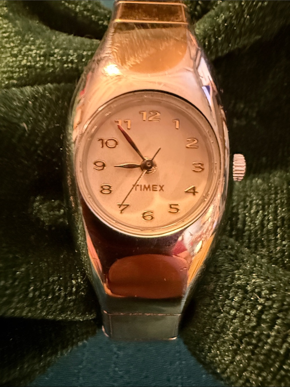 Timex Women's Silver Tone Analog Watch - Silver Dial